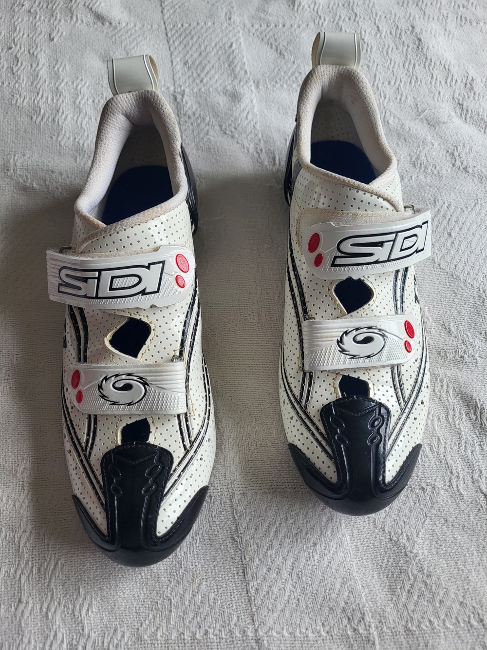 SIDI Scarpe T3 Air Carbon Men’s White & Black Road Cycling Shoes 12-12.5